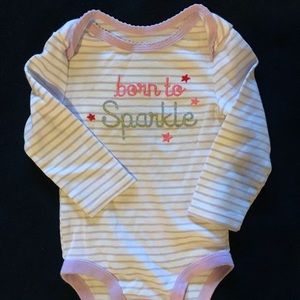 Baby Girls Long Sleeved Onesie